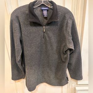 Catalina Men's Black Quarter Zip- pull over